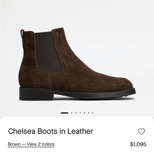 Tod's Men’s Dark Brown Leather Chelsea Boots